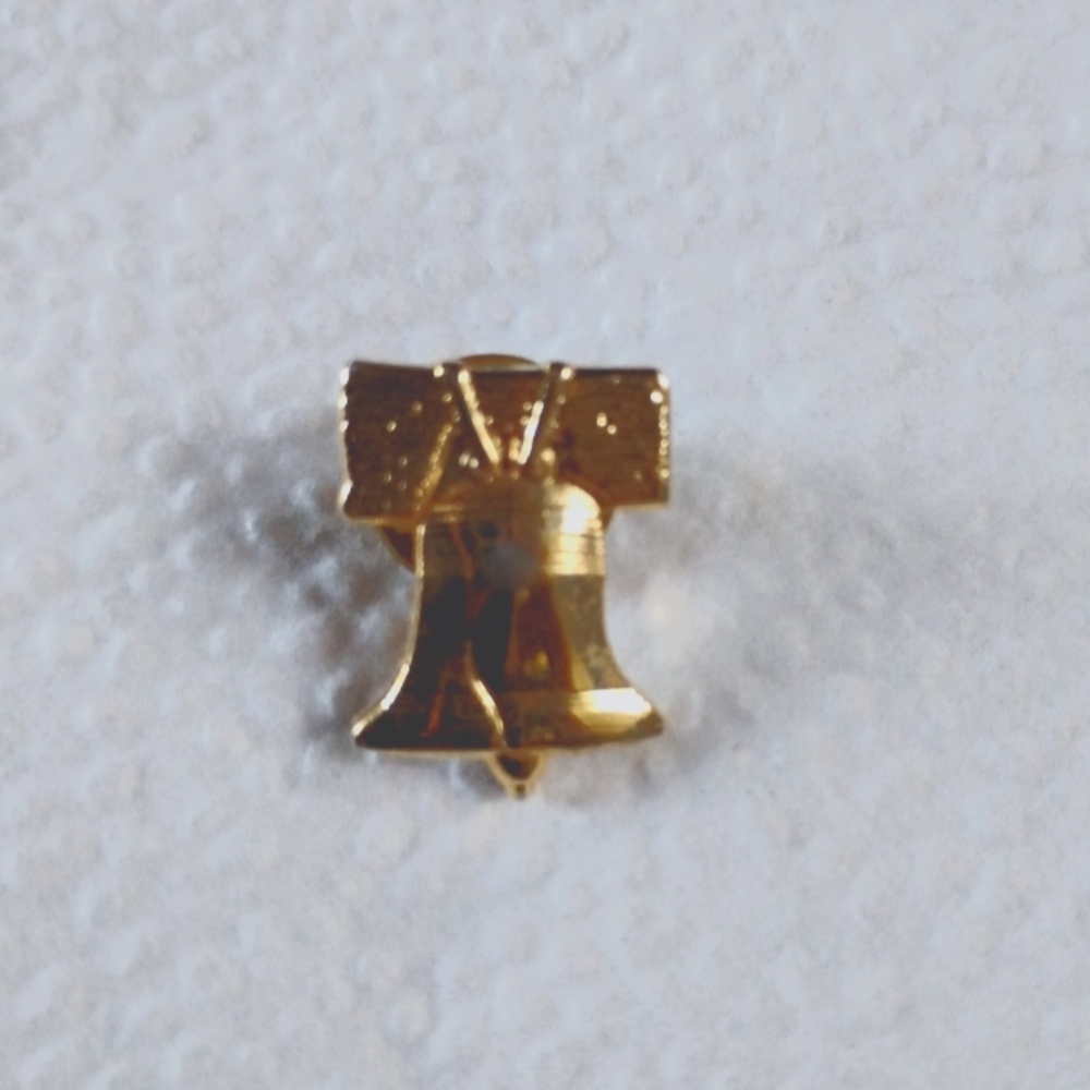 Gold Liberty Bell Pin